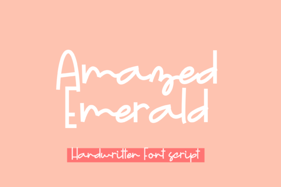 Amazed Emerald Font: Elegant Script for Editorial Design