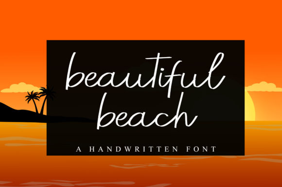 Beautiful Beach Font for Web Design
