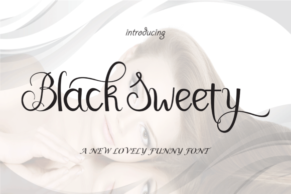 Black Sweety Font: Elegant Script for Editorial Design