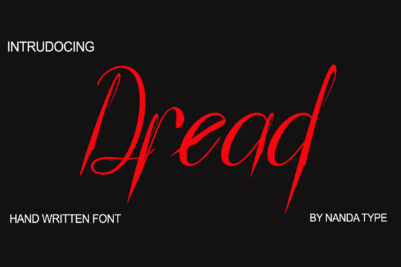 Dread: A Delicate Script Font