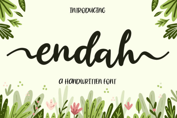 Endah: A Sweet Script Font for Creative Campaigns