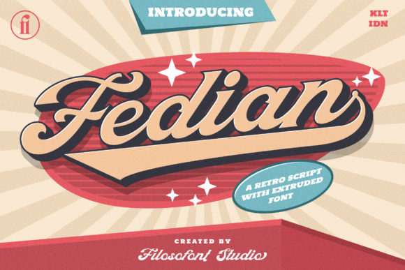Fedian: A Bold Handwritten Font