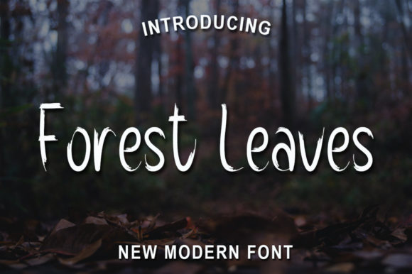 Forest Leaves Font for Creative Campaigns