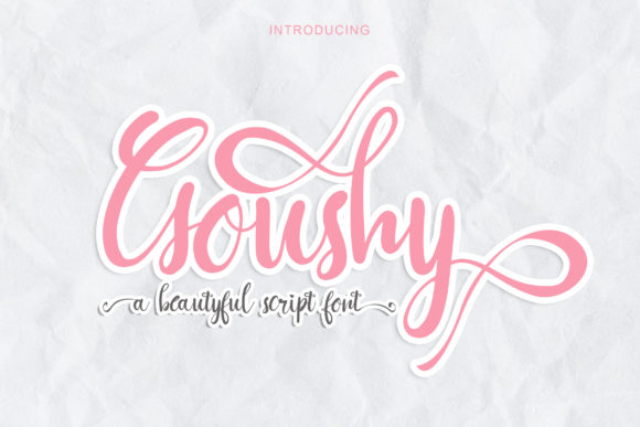 Goushy: A Modern Script Font
