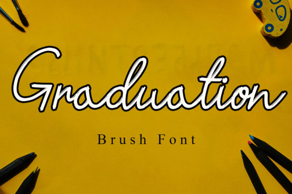 Graduation Font: Elegant Script for Crafters