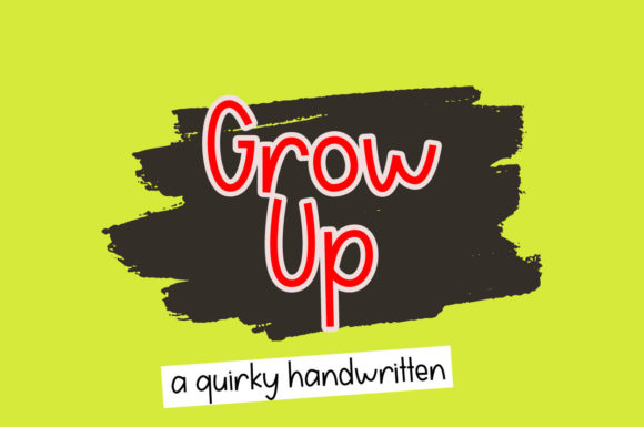 Grow Up Font: A Creative Edge