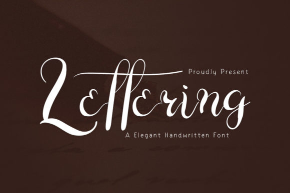 Lettering Font for Creative Projects