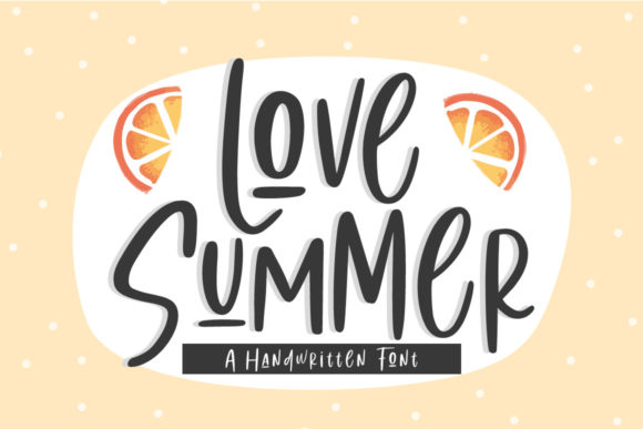 Love Summer Font for Creative Design