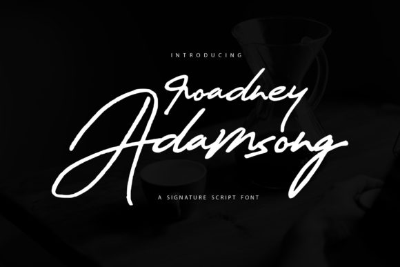 Roadney Adamsong: A Trendy Handwritten Font