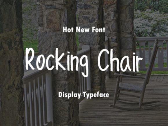 Rocking Chair Font for Business