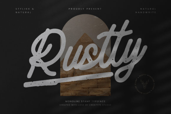 Rustty: A Vintage Style Font for Web Design