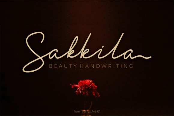 Sakkila: A Handwritten Font for Creative Projects