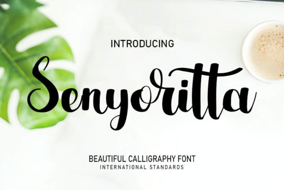 Senyoritta: A Elegant Script Font