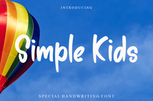 Simple Kids Font for Web Design