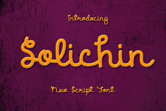 Solichin: Elegant Script Font for Crafters